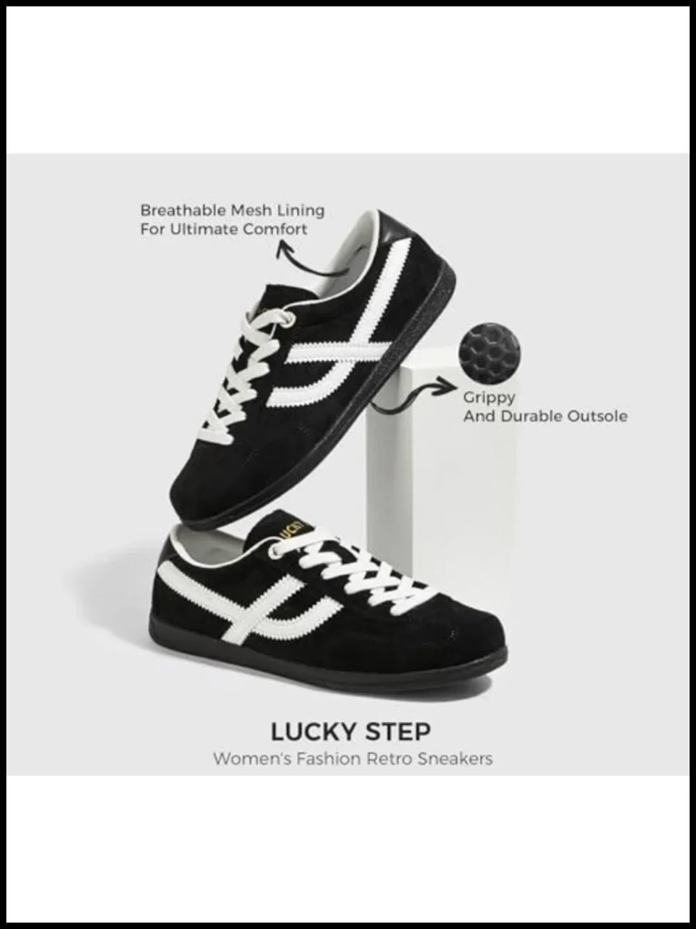 Classic Retro Sneakers Cow Suede Gum Sole Fashion Walking Shoes
